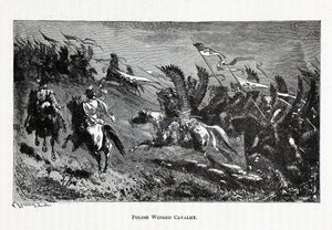 Polská okřídlená kavalérie, 1882 od Theodor Knesing