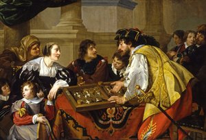 Hráči backgammonu, 1634