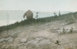 Ash mládenec a troll od Theodor Kittelsen