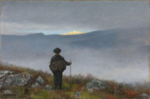 Daleko, daleko Palác Soria Moria se třpytil jako zlato od Theodor Kittelsen
