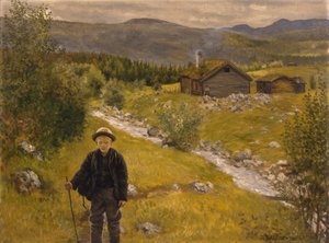 Sbohem maminko od Theodor Kittelsen