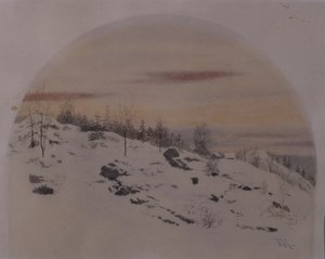 Únor od Theodor Kittelsen