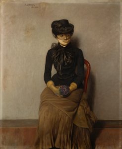 V čekárně, Paříž od Theodor Kittelsen
