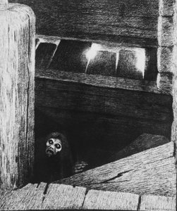 Cerna smrt od Theodor Kittelsen
