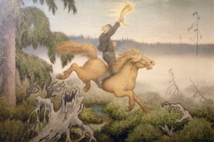 Zlatý roh od Theodor Kittelsen