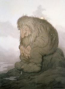 Troll, který se diví, kolik je mu let od Theodor Kittelsen