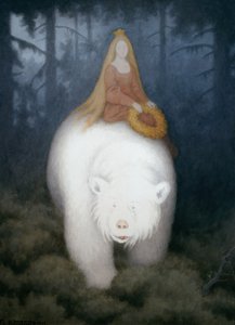 Král bílých medvědů Valemon od Theodor Kittelsen