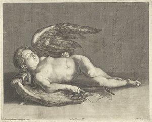 Spící Amor od Theodor Vercruys