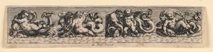 Dekorativní panel: Mořské příšery od Theodor de Bry