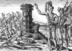 Floridští indiáni od Theodor de Bry