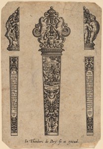 Ornament na rukojeť nože od Theodor de Bry