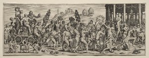 Bacchův triumf od Theodor de Bry