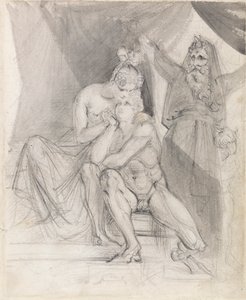 Prospero sleduje Ferdinanda a Mirandu