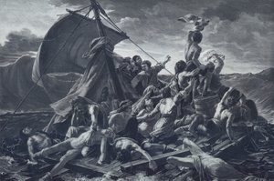 Vor Medúzy (litho) od Theodore (after) Gericault