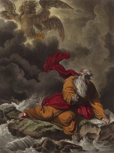 Ezechiel a cherubíni (lept)