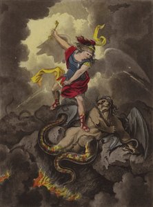 Satan připoutaný (lept)