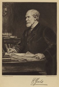 Sir Henry Yule (lept) od Theodore Blake (after) Wirgman