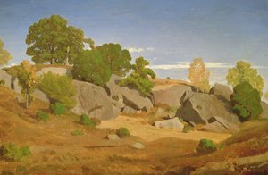 Skály ve Fontainebleau