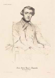 Alexis Charles Henry de Tocqueville od Théodore Chassériau