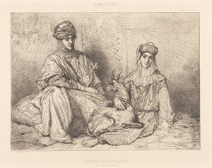 Maurké z Konstantiny od Théodore Chassériau