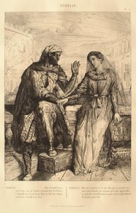 Suita Othello: č. 2 (1. dějství, 3. scéna: Othello hovoří s Desdemonou) od Théodore Chassériau
