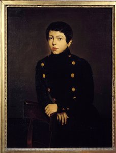 Portrét Ernesta Chasseriaua (1823-1870) žáka námořní školy v Brestu, bratra umělce Malba Theodora Chasseriau (1819-1856) 1836 ne. 0,92 x 0,73 m od Théodore Chassériau
