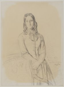 Portrét madame Ravaissonové od Théodore Chassériau