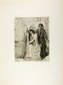 The Willow Song, deska devět od Othella od Théodore Chassériau