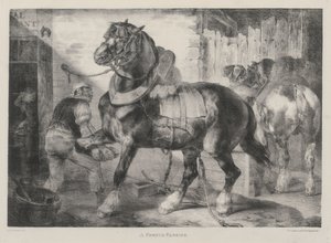 Francouzský kovář od Theodore Gericault