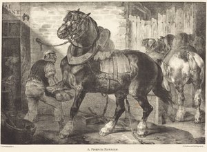 Francouzský kovář od Theodore Gericault