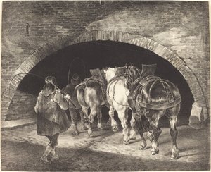 Adelphi Wharf od Theodore Gericault