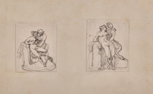 Antiopé znásilněná Jupiterem v podobě satyra od Theodore Gericault