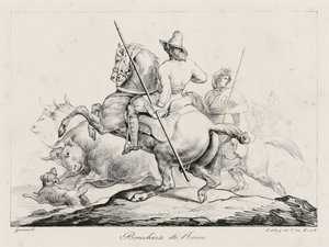 Římští řezníci (Roman Butchers) od Theodore Gericault