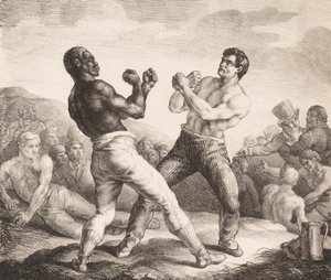 Boxeři, 1818. od Theodore Gericault