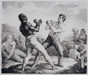 Boxeři, 1818 od Theodore Gericault