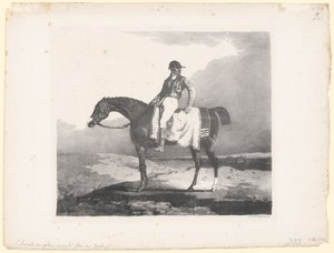 Anglický kůň s žokejem (English Horse Mounted by a Jockey) od Theodore Gericault