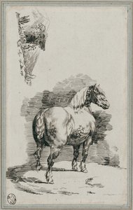 Šedý strakatý kůň (A Dapple-Gray Horse) od Theodore Gericault