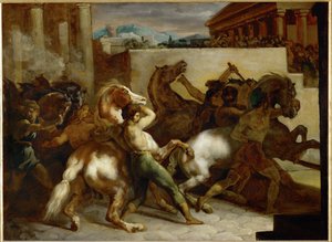 Dostihy v Římě zdarma - Dostihy v Římě... od Theodore Gericault