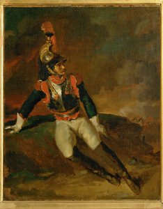 Cuirassier blesse, skica ... od Theodore Gericault