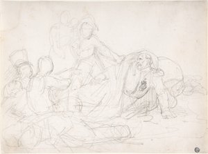 Padlí vojáci od Theodore Gericault