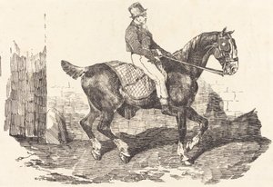 Ženich nasedl na kočárového koně od Theodore Gericault