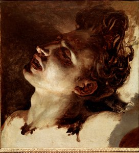 Hlava mrtvého mladíka Obraz Jean Louis Theodore Gericault (1791-1824) 19. století Slunce. 31x33 cm Rouen, Musee des Beaux Arts od Theodore Gericault