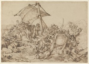 Vůz s trosečníky z fregaty „Médusa“ od Theodore Gericault