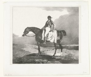 Žokej na anglickém plnokrevném koni od Theodore Gericault