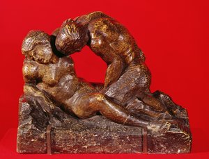 Jupiter a Antiope (druhá strana), cca 1818 (kámen s hnědou patinou)