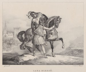 Lara zraněná (Lara Wounded) od Theodore Gericault