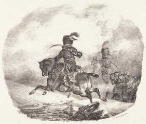 Důstojník lehké dělostřelecké jednotky císařské gardy (Officier d