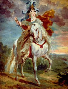 Marie de Medicis v Pont-de-Ce od Theodore Gericault