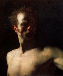 Studie aktu, c1810-c1811 od Theodore Gericault