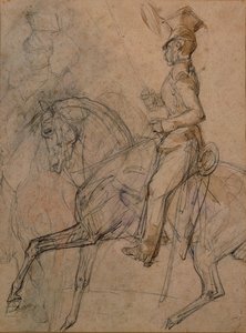 Důstojník polských Lancerů od Theodore Gericault